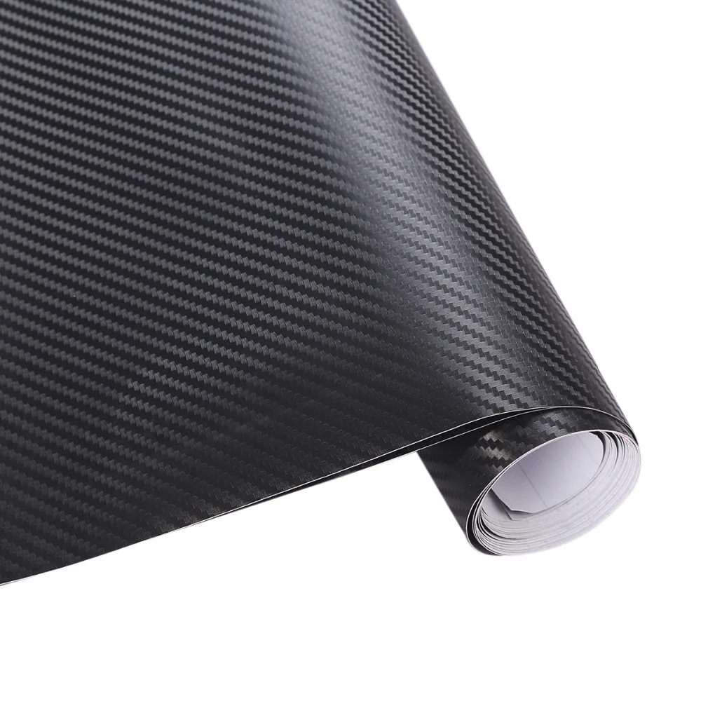 10*152cm 3D Carbon Fiber Vinyl Car Wrap Sheet Roll Film Car stickers and Decals Motorcycle Car Styling Accessories Automobiles