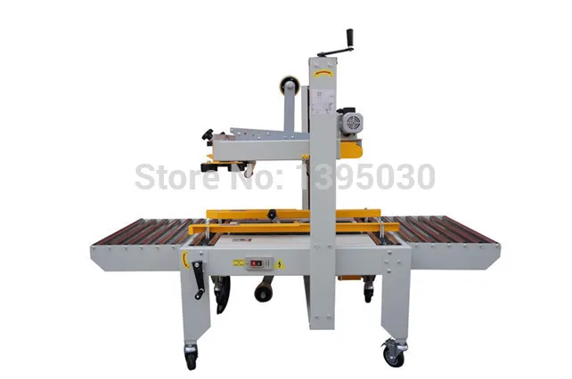 1PC FXJ-6050 220V 180W Large Semi-Auto Box Case Carton Tape Sealer Machine Sealing With English Manual