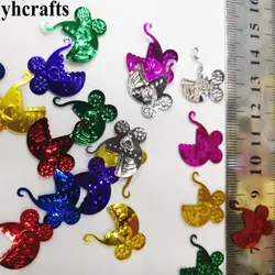 25gram/Lot Baby car sequins.Craft material Kindergarten arts and crafts Kids shoe decal Intelligence creative activity item OEM