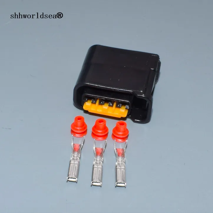 

Shhworldsea 3 Pin 2.3mm FW-C-D3F Female Auto Plug Automotive Ignition Coil Connector plug car wire connector For Subaru