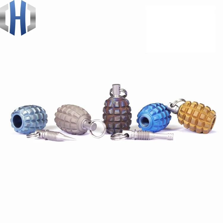 Titanium Mines Knife Beads V Pendants Ear Spoon Fruit Sign Outdoor Travel Portable Toothpick Hang Buckle