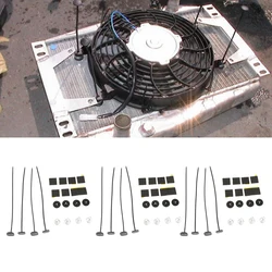 3Set Electric Radiator Fan Ties Straps Mounting Kit Universal Strap Tie Fans Electric Cooling Fan Mounting Kit