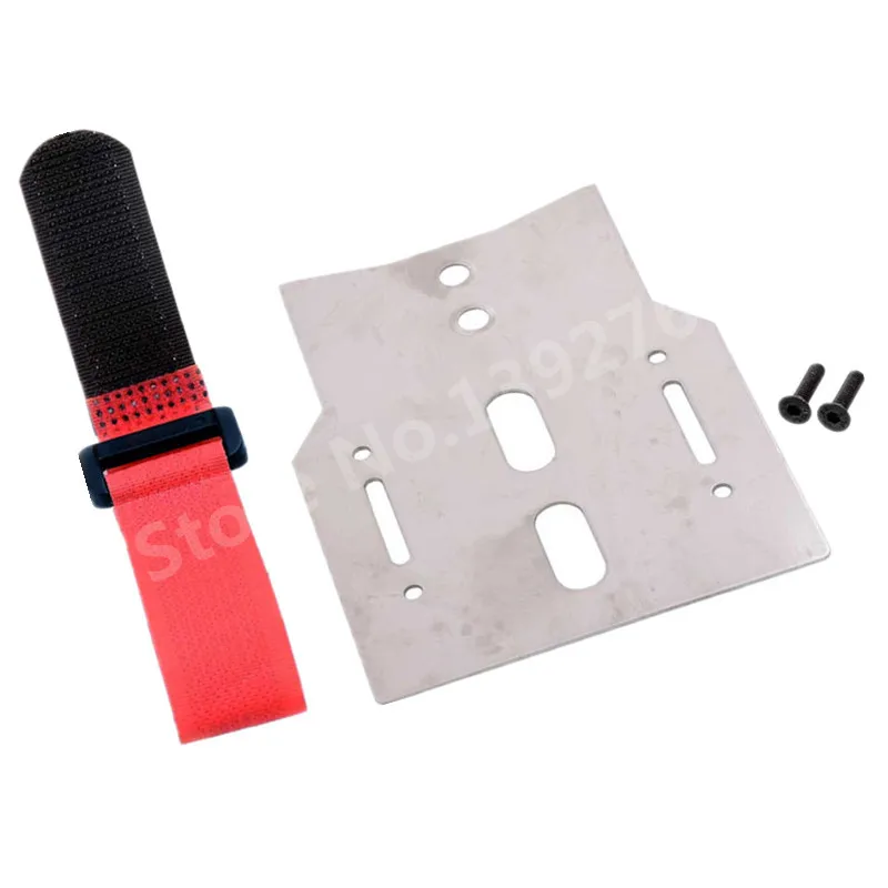 1/10 RC Cars TRX TRX-4 TRX4 Metal Battery Holder Expansion Plate Mount ESC Relocation Plate Expanding Board RC Crawler Car