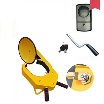 sucking disc type car tyre lock sucker sedan tire clamp lock anti-theft auto wheel clip tool car steering wheel