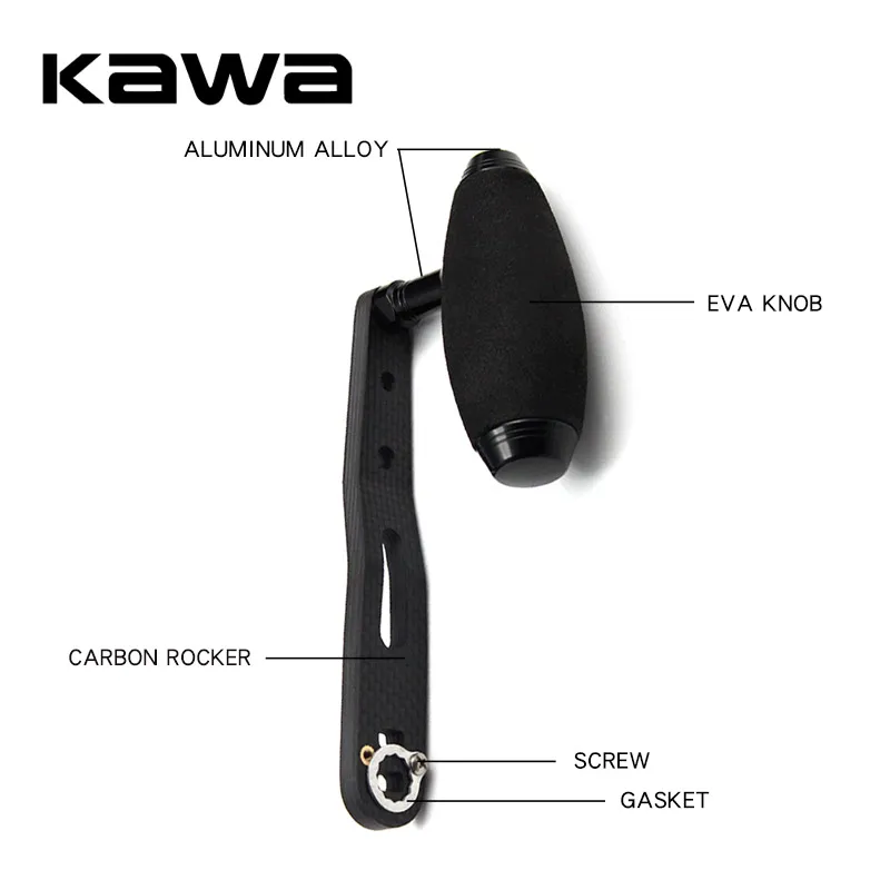 Kawa New Design Fishing Rocker, For Trolling Wheel, High Carbon, Double Holes Fishing Reel Handle for Reel