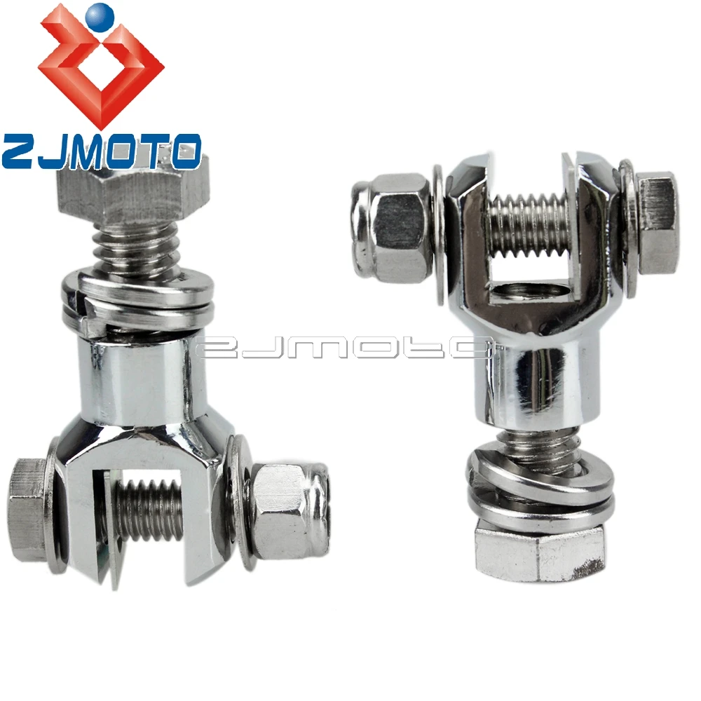 Motorcycle Footpeg Mount Clevis Bolt Clamps Footrests Mount Adapters For Harley Cafe Racer Custom Foot Peg Clevis Mount Brackets