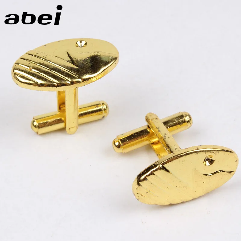 Men Birthday Gift Shirt Cufflinks Metal Gold Cuff Button Classic cuff link