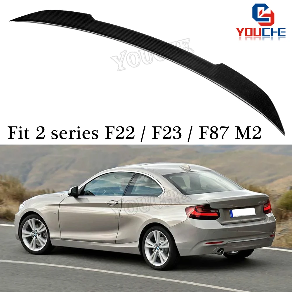 

F22 CS Style Carbon Fiber Rear Spoiler Wing For BMW 2 Series F22 F23 F87 M2 2-door Coupe Cabriolet 2014 - 2020 220i 228i 230i