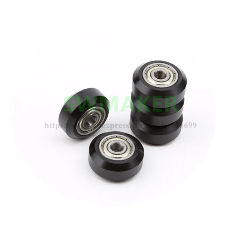 

1pcs Wheel pulley Deep Groove Ball Bearing black / Transparent color For TEVO / Creality CR-10 CR-10S 3D Printer