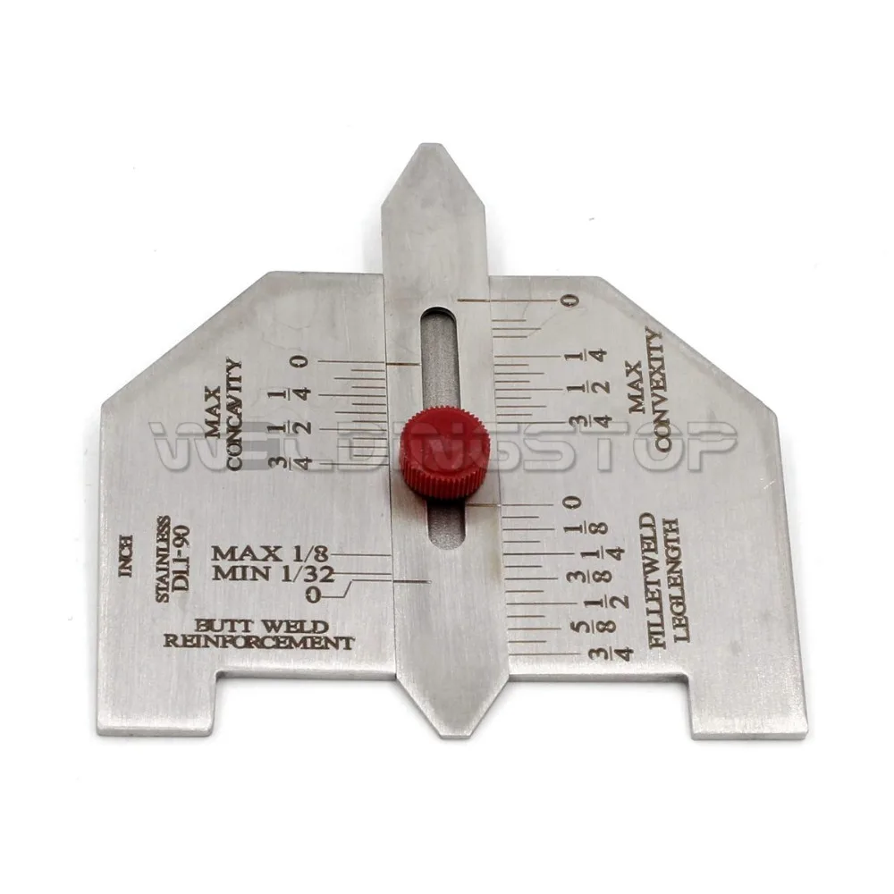 

Automatic weld size gauge butt reinforcement fillet weld leg length INCH