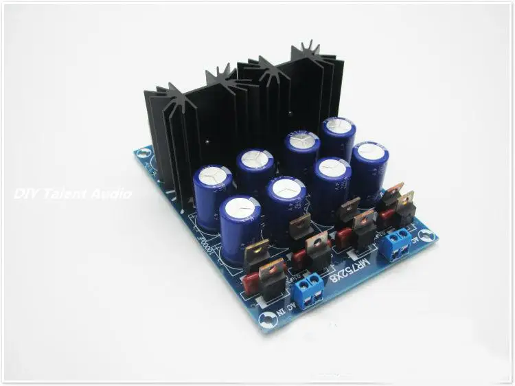 

LT1084-5 (5A) large current regulated dual groups power adjustable power supply kitboard