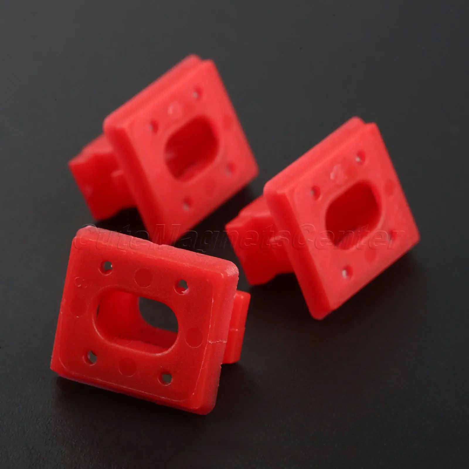 10pcs Interior Panel Fixing Buckle Dashboard Dash Trim Strip Clips Red Insert Grommets for BMW E46/E65/E66/E83N 3 Series