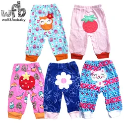 Pantalones de PP para bebés, ropa de dibujos animados para niños y niñas, novedad, venta al por menor, lote de 5 unidades, 0-2 años