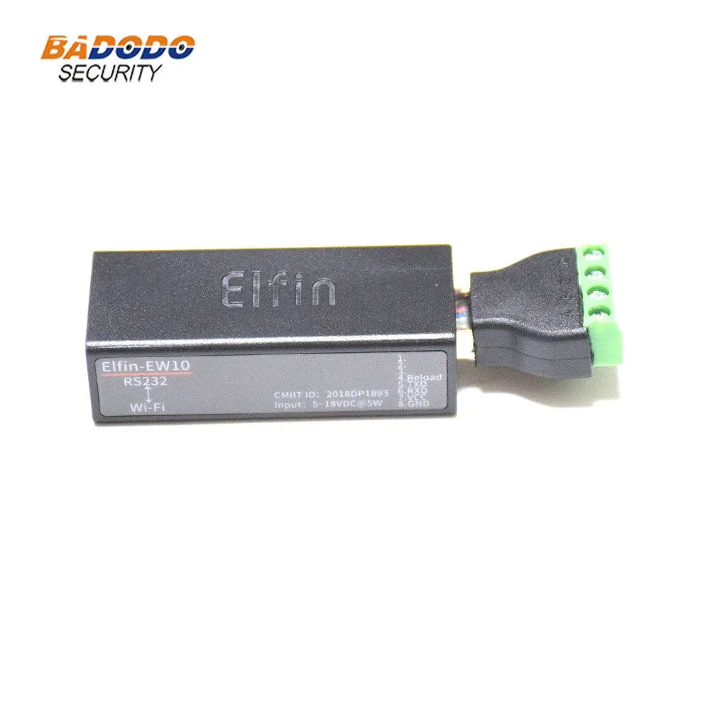 Serial port RS232 to WiFi device server module Elfin-EW10 support TCP/IP Telnet Modbus TCP Protocol data transfer via WiFi