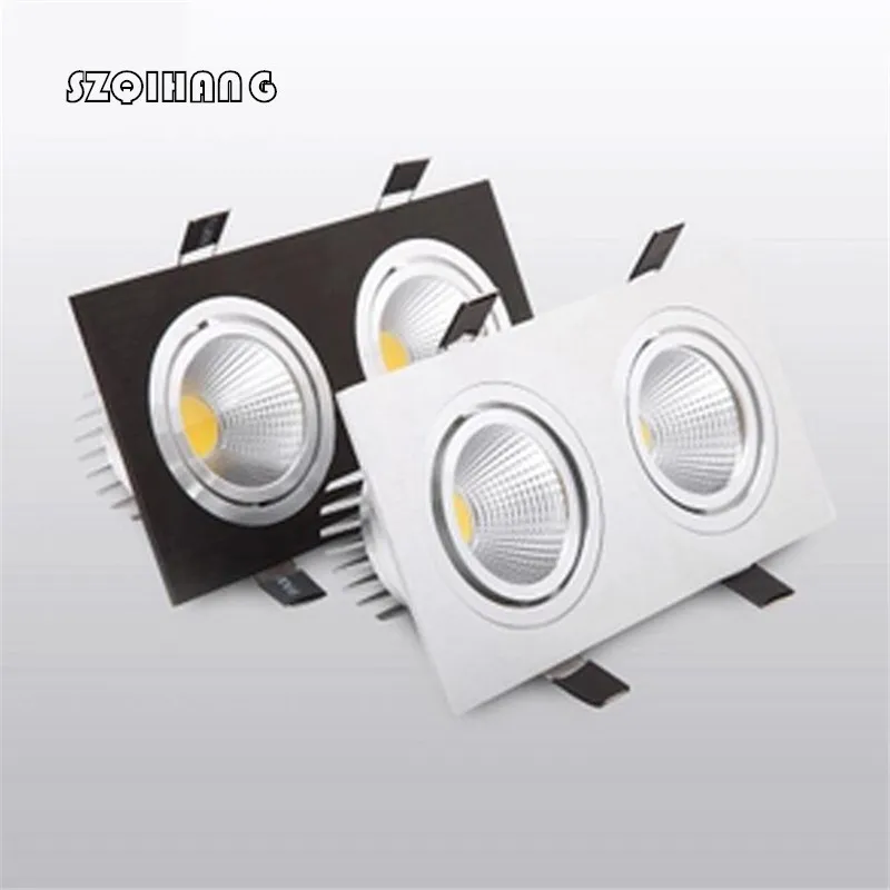 Горячая Распродажа 20W Dimmable 110V/220V двойная лампа, встроенный потолочный светильник, столовая, кухня AC85 ~ 265 AC110 AC220
