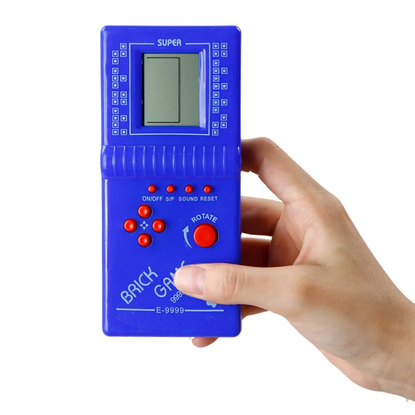 Cdragon Classic Childhood Tetris Handheld Game Players LCD Electronic Games Toys Game Console Riddle Educational Toys