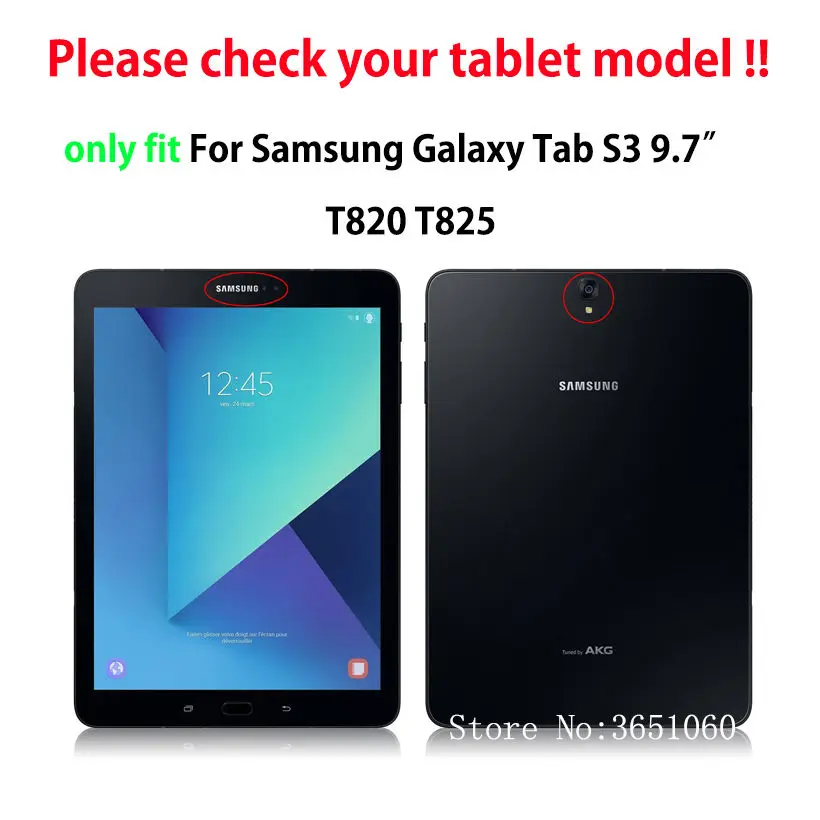 Case For Samsung Galaxy Tab S3 9.7 T820 T825 SM-T820 Smart Cover Funda Tablet Fashion Girls Silicon PU Leather Stand Skin Shell