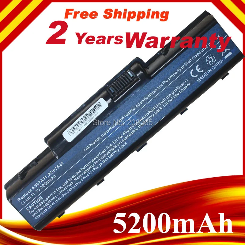 

Laptop battery for Acer Aspire 5740 4740g 5740g 5542g 4930g 5738zg 4736 AS07A31 AS07A32 battery AS07A41