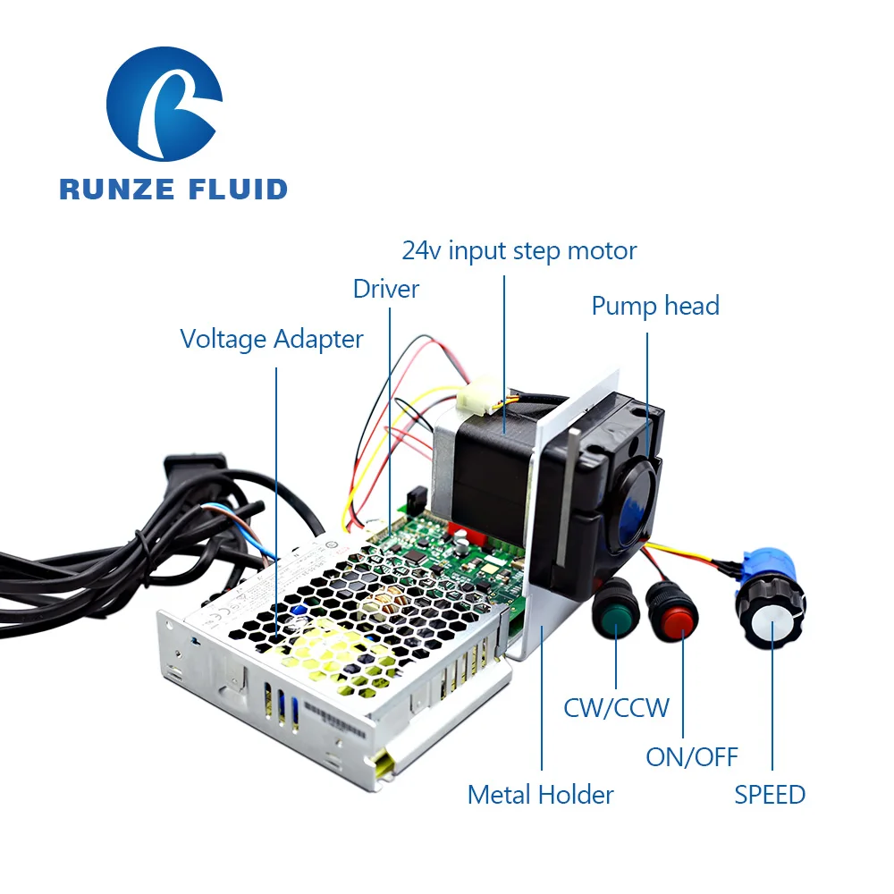 Microfluidics Peristaltic Pump Price Flow Rate Adjustable AC100-240V Plug and Play High Cost Performance Fast Delivery