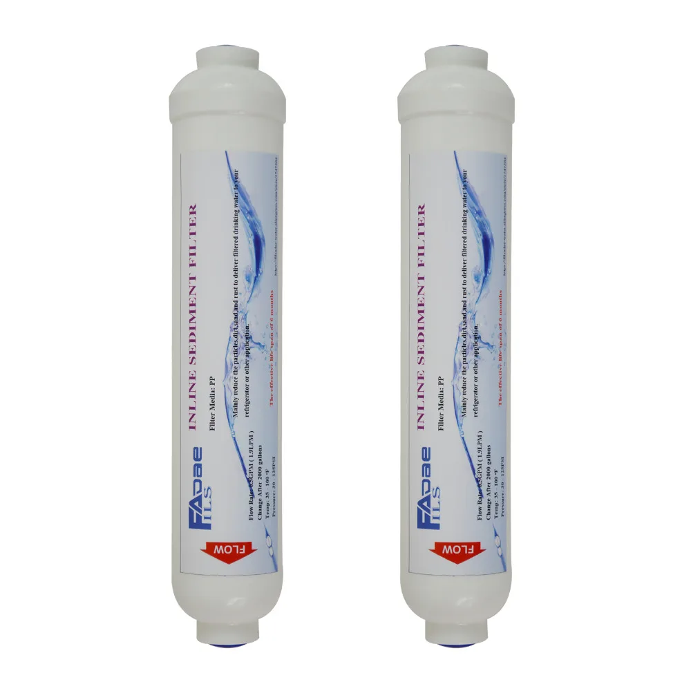 High Quality Refrigerators and ro system water filters T33 Inline Pre/Post Sediment Filter 2000 Gal, 2\