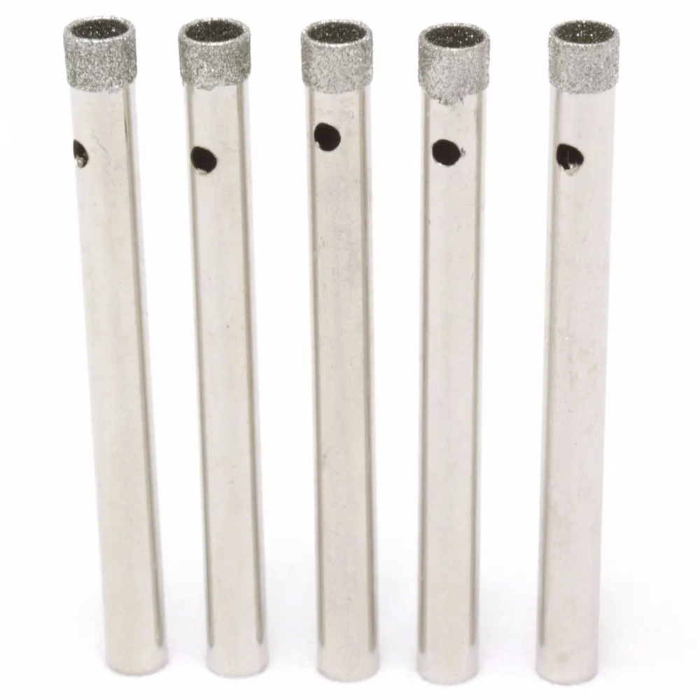 10 แพ็ค 7/32 "นิ้ว Diamond Hole Saw เจาะชุด Bit ผนังบาง, กระเบื้องแก้วรู Bits ชุด, Hollow Core เจาะบิต 5.5 มม. ILOVETOOL