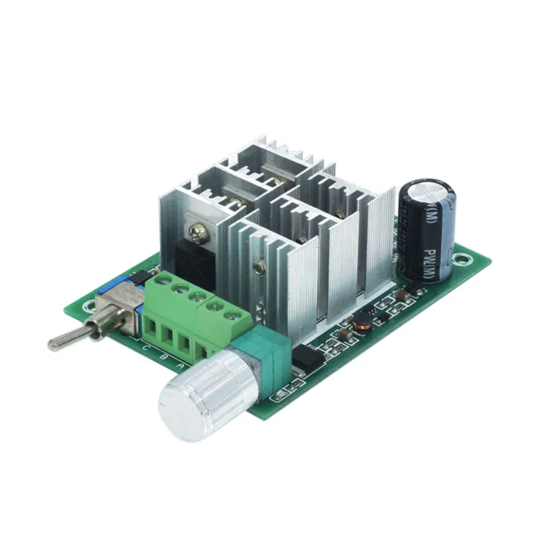 BLDC three phase brushless sensorless motor controller BL02 15A violent fan modulation DC5V6V9V12V36V forward and reverse