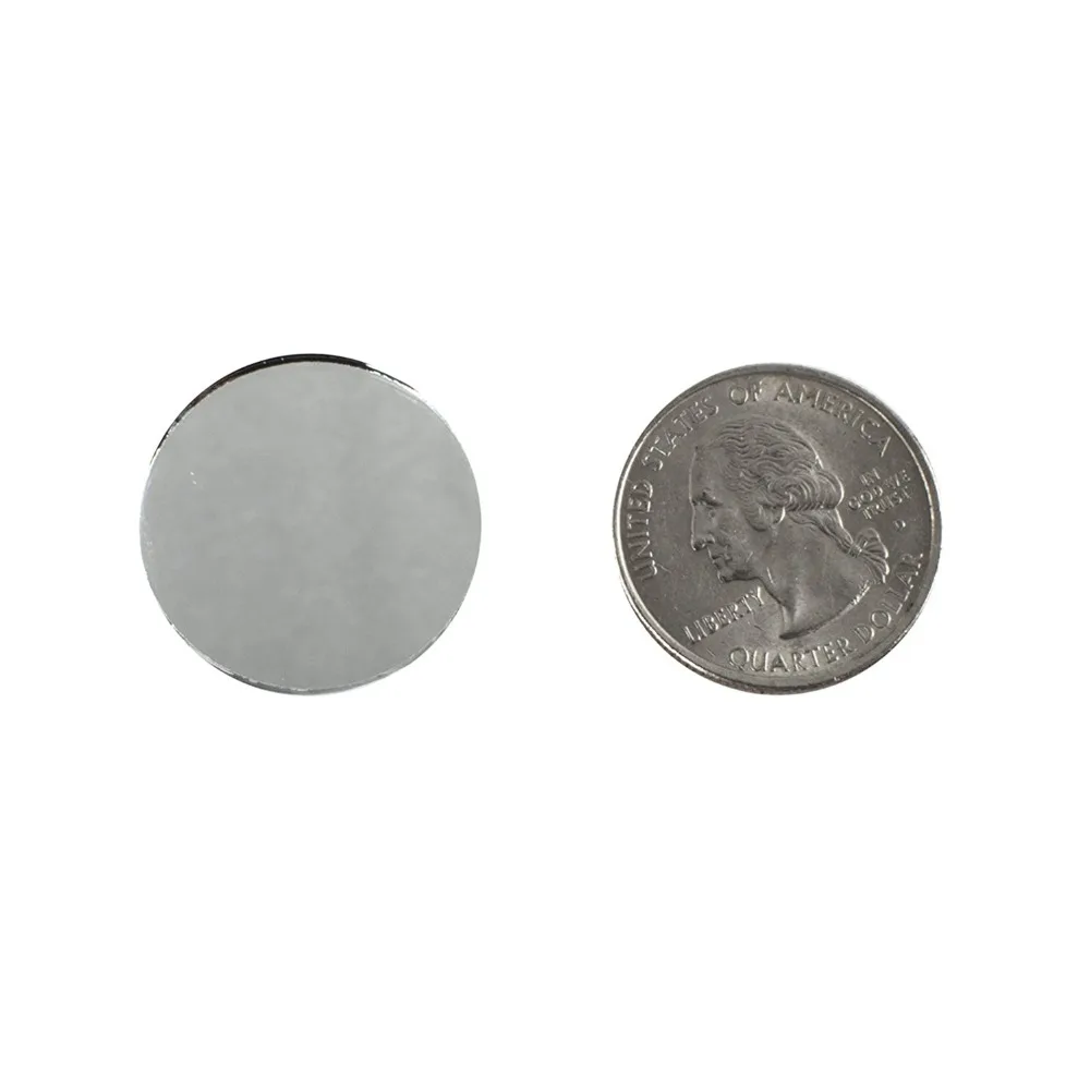 Mini 2cm Small Round Glass Mirror Circles for Arts & Crafts Projects, Traveling, Framing, Decoration