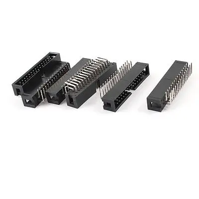 50Pcs DC3-30PL 2x15 Pins 2.54mm Pitch Right Angle Connector Pin IDC Box Headers