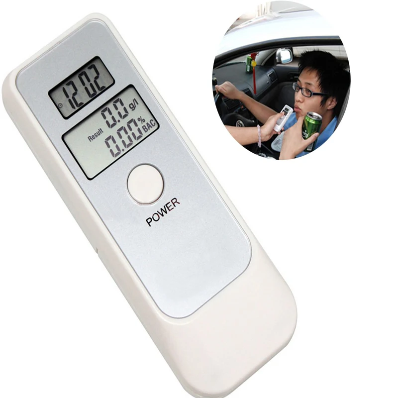 1pc Professional Breathalyzer Car Drive Alcotester Backlight Driver Display LCD Alcohol Tester Digital Detector