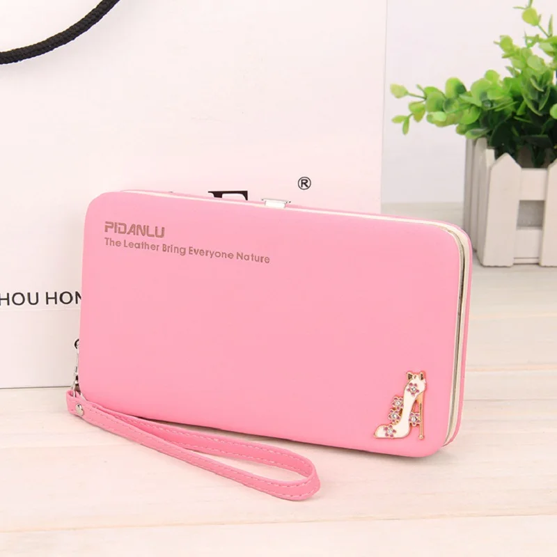 Women Wallets Brand Design High Quality PU Leather Wallet Female Hasp Fashion Long Women Wallets And Purses Cellphone Pocket