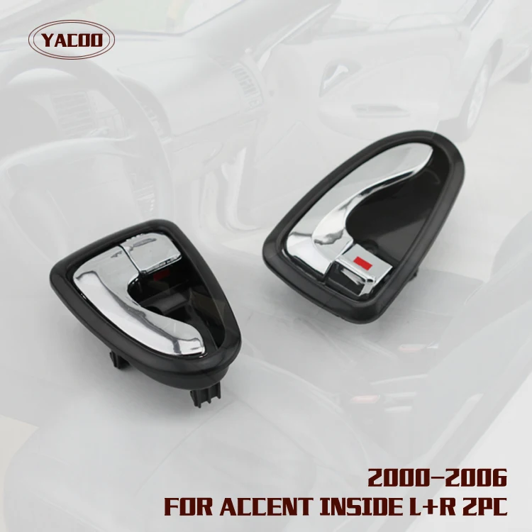 1PAIR INTERIOR DOOR HANDLE FOR HYUNDAI ACCENT / VERNA 2000-2006 2000 2001 2002 2003 2004 2005 2006