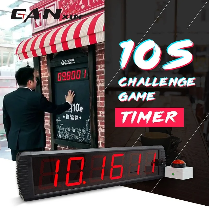 [Ganxin] for Popular Countdown Timer 10s Challenge Game Timer Clock Equipment