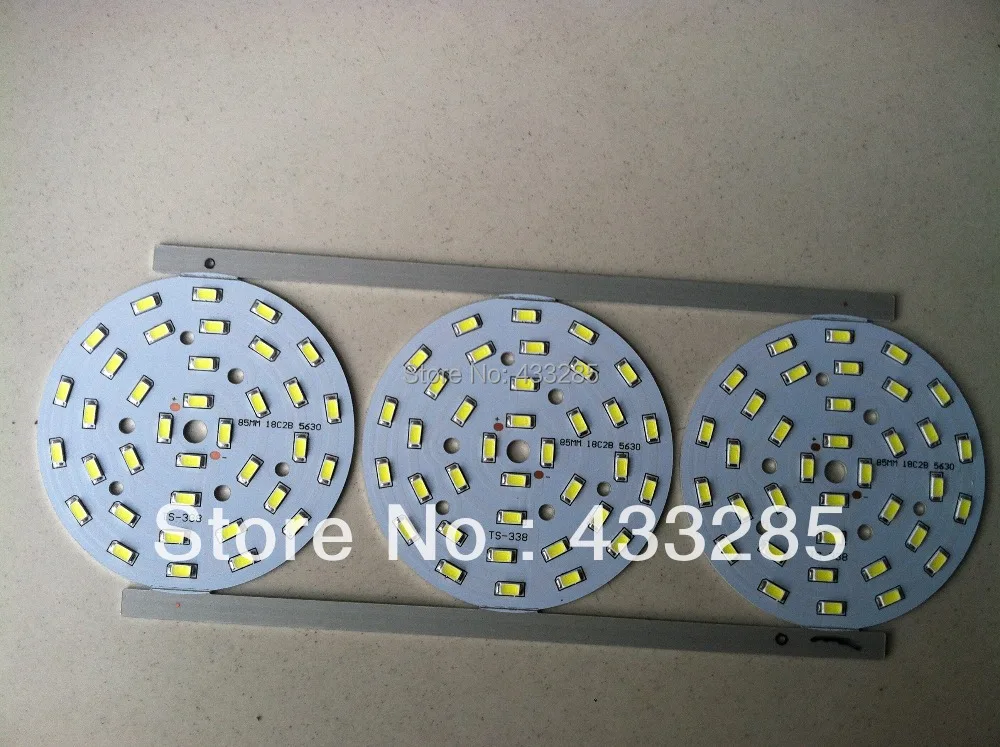 

18W 36* 5630/ 5730 Brightness SMD Light Board Led Lamp Panel For Ceiling 85MM PCB With LED 5pcs