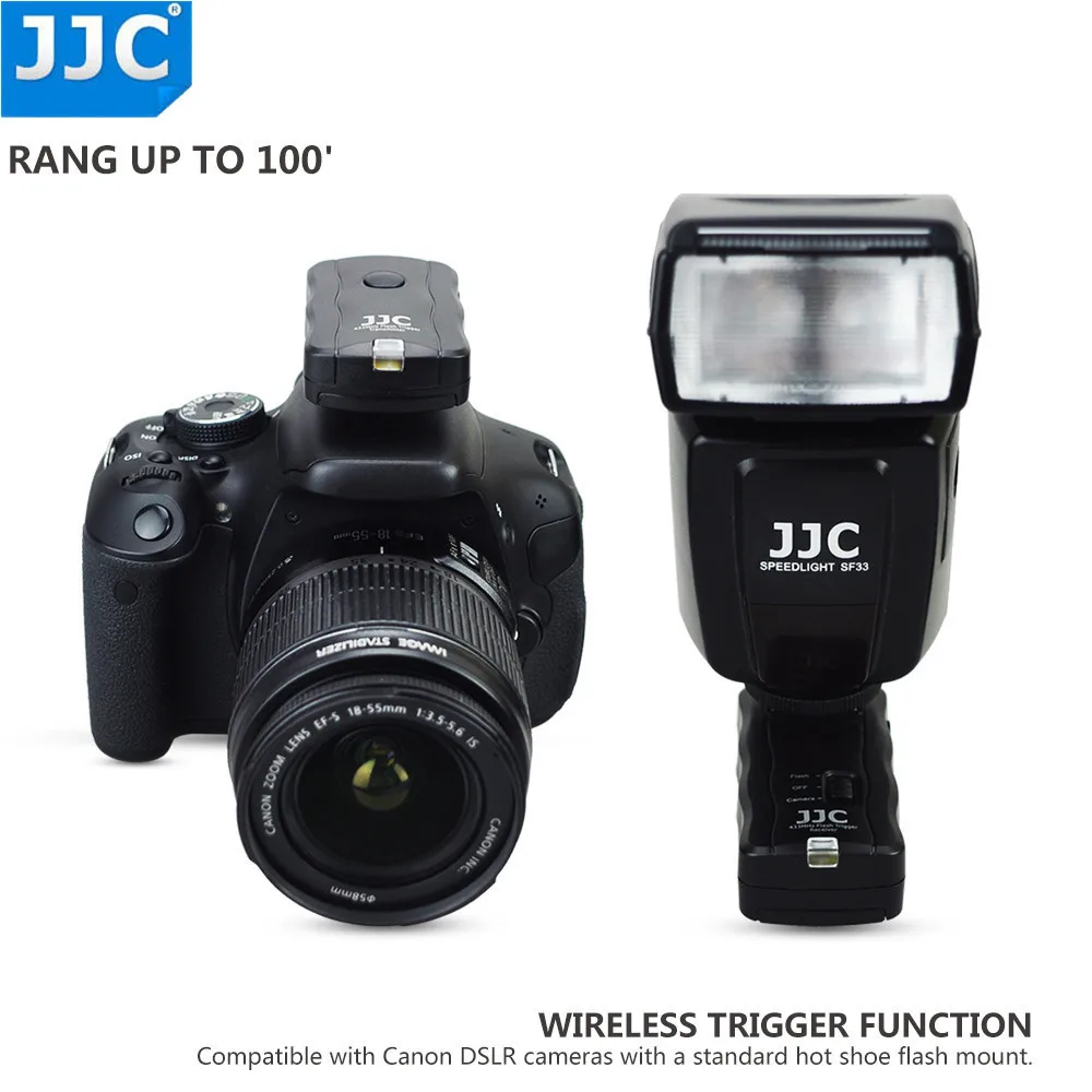 

JJC Wireless Flash Trigger Remote Control for Canon for Nikon for Pentax for Fujifilm Off-camera Speedlight Studio Lights