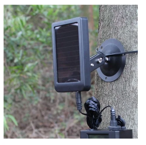 Hunting Camera 9V Solar Panel Power Pack Battery Charger External Power for Trail Cam HC300 HC300M HC500G HC500M HC700