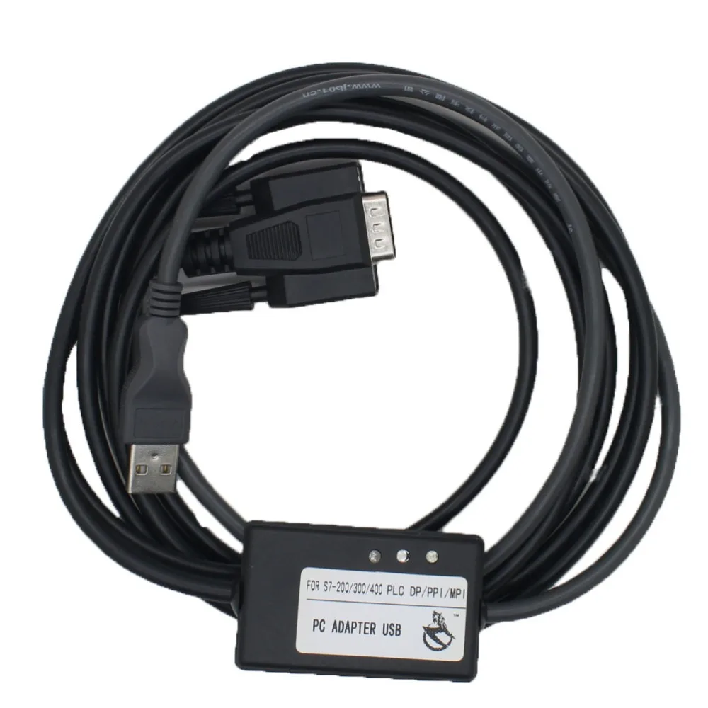 S7-200/300/400 PLC Programming Cable 6ES7972-0CB20-0XA0 USB-MPI Isolated MPI/PPI/DP/PROFIBUS USB MPI Adapter