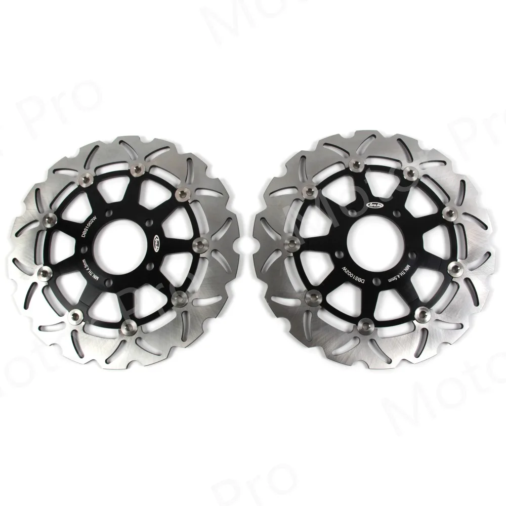 Front Rear Brake Disc For Suzuki SV650S 2003 - 2009 Disk Rotor Kit Motorcycle SV S 650 SV650 650S 2004 2005 2006 2007 2008 Black