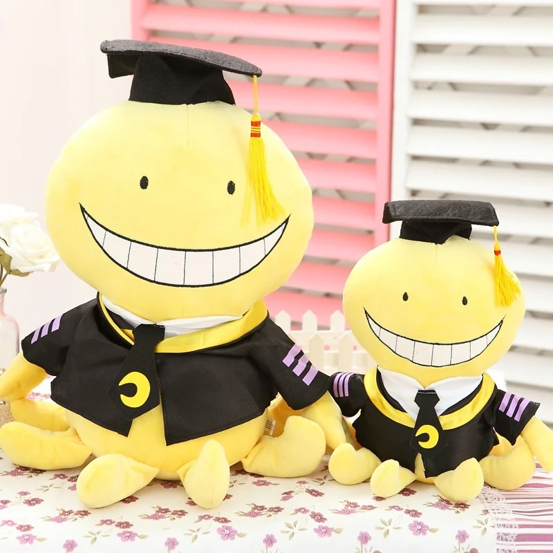 

Octopus Assassination Classroom Koro Sensei plush toy cute doll party gift M 30cm and L 45cm