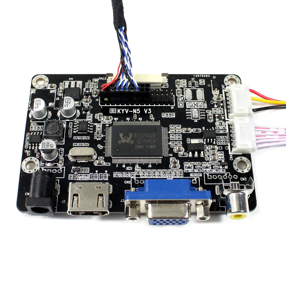 Плата контроллера HD MI VGA AV LCD KYV-N5 V3 для 14,1 "QD14TL01 LTN141AT07 15,4" B154EW08 LP154W01 1280x800 ЖК-экран