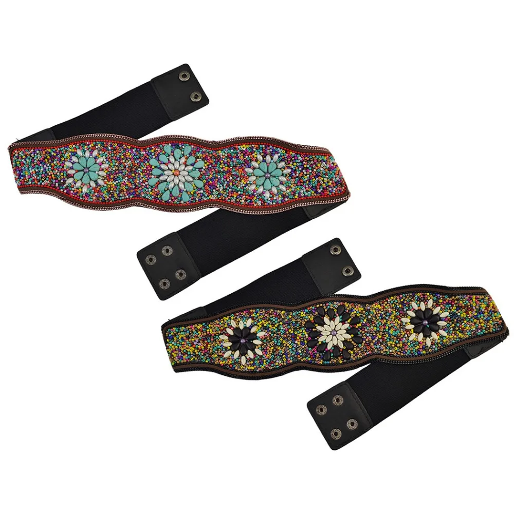 Mongolian Blet Charms Ethnic Mongolia Waist Belly Chain Inlay Natural Stone Body Handmade Mongolia Chain