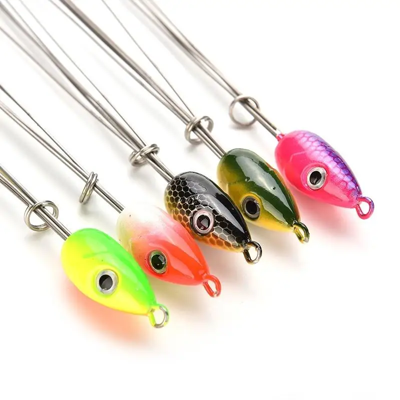 HiUmi Wire leader fishing swivel connect fishing lure and fishing hooks jig head Alabama fishing group free shipping