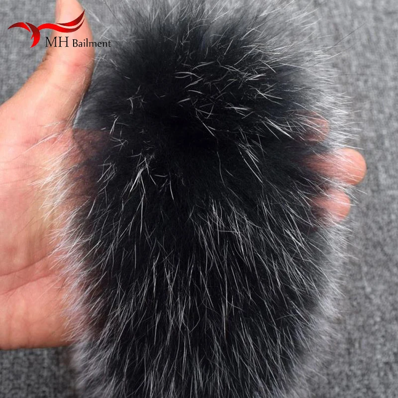 

Natural Fur Scarf Winter New Real Fox Fur Collar Men Women Fashion Coat Collar 70*10CM Can Be Customized