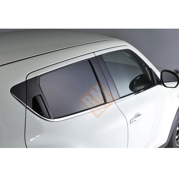 8pcs SUS304  Stainless Steel  Window Molding Trim Car Styling Cover Accessories For Nissan Juke 2010-2016