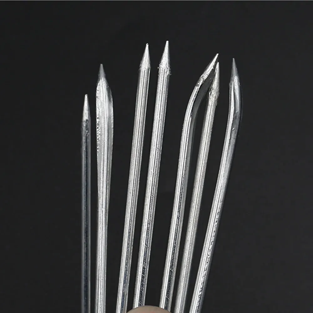 2 pc Large Eye Needles Leather Sewing Needle Embroidery Hand Sew Craft Stitching Sewing Tool rope curve Needles DIY