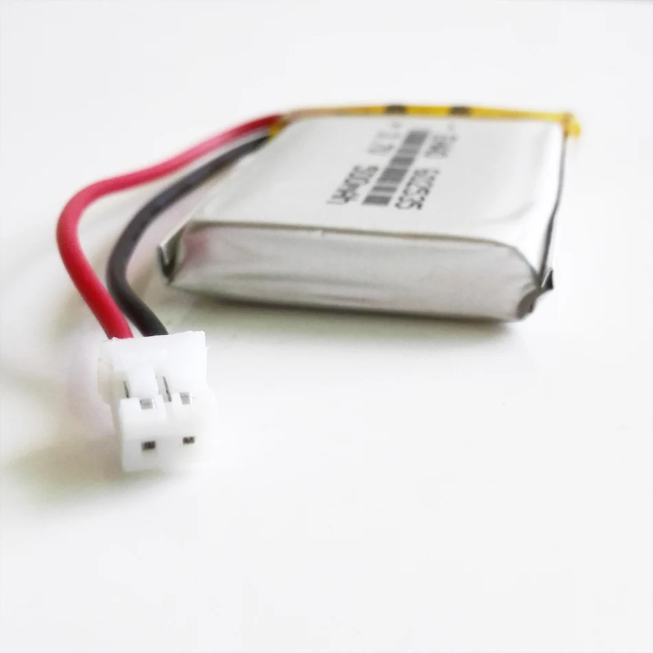10 PCS 3.7V 500mAh LiPo แบตเตอรี่ 602535 + JST 2.0 มม.2pin สําหรับ Mp3 GPS ลําโพงบลูทูธกล้องสมาร์ทนาฬิกา