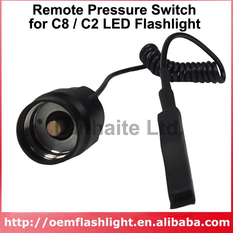 Dual Mode Remote Pressure Switch for C8 / C2 LED Flashlight