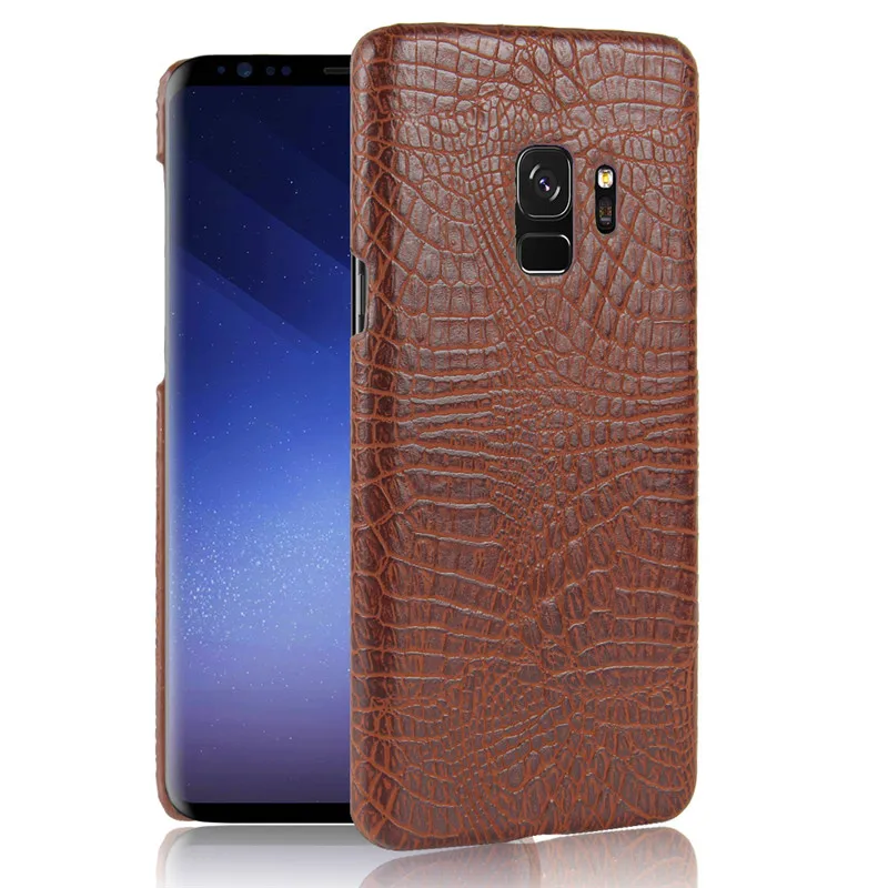 For Samsung S9 Case Quality PC Crocodile Grain Back Cover Hard Case for Samsung Galaxy S9 S 9 G960 G9600 SM-G960F G960F SM-G960U