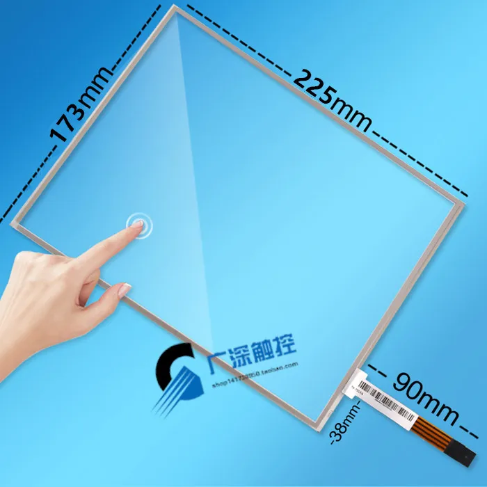 original new 10.4-inch 4-wire resistive touchpad The new industrial-grade industrial touch screen Universal periphe