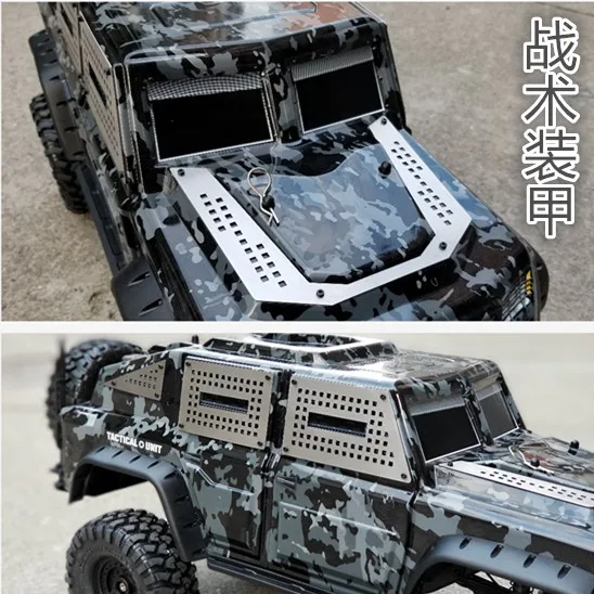 

Hull Armor Shell Protection Plate for 1/10 Traxxas Trx-4 T4 Tactical Unit Body Camouflage car shell