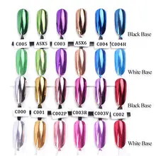 0.5g metallic nail glitter powder chrome flakes #2